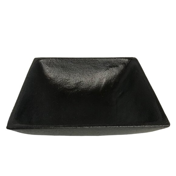 Black Cast Iron Square Bowl 6" x 6" 47 & Main - Picture 1 of 7